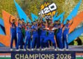 India celebrating T20 World Cup victory showing the rise of Indian dominance in T20 cricket