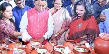 Massive vessel of Pakhala prepared in Bhubaneswar for Guinness World Record 2026
