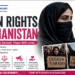 Women in Afghanistan wearing blue burkas amid Taliban restrictions on women's rights in 2026