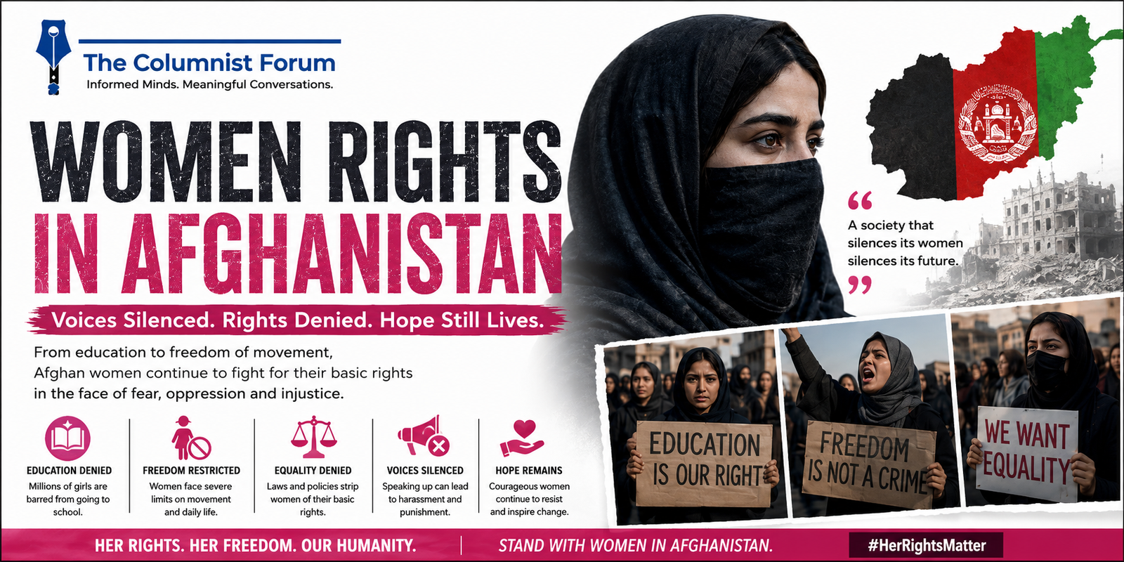 Women in Afghanistan wearing blue burkas amid Taliban restrictions on women's rights in 2026