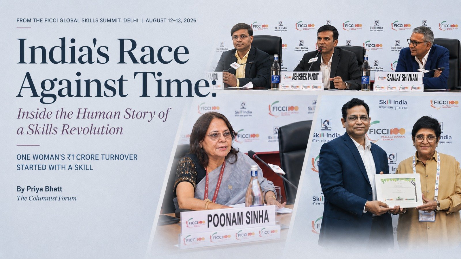 FICCI Global Skills Summit 2026 highlighting India's skills revolution and workforce development