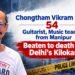 Vikram Singh, a 54- year old Manipuri guitarist and music teacher