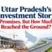Uttar Pradesh investment progress showing industrial projects and manufacturing development